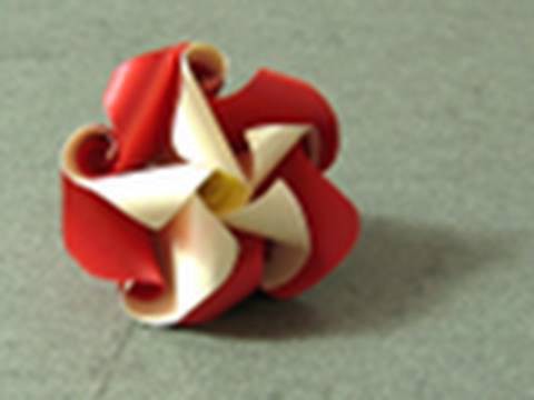 Mother's Day Origami Instructions: "Just Twist" Twirl (Krystyna Burczyk)