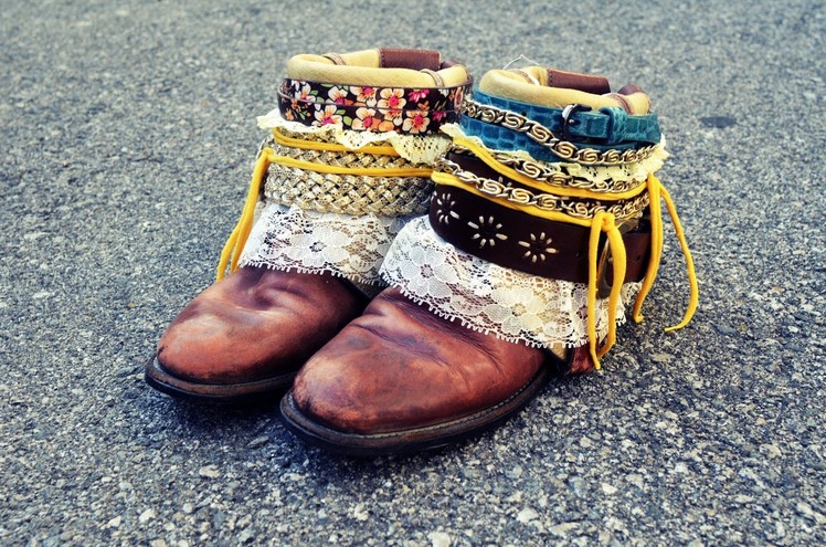 Mr. Kate DIY Boho Boots Tutorial
