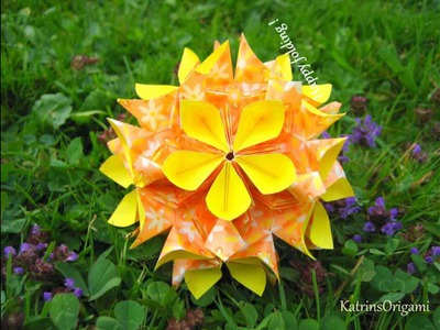 Origami ✿⊱╮ Floristry 2 ✿⊱╮ Kusudama