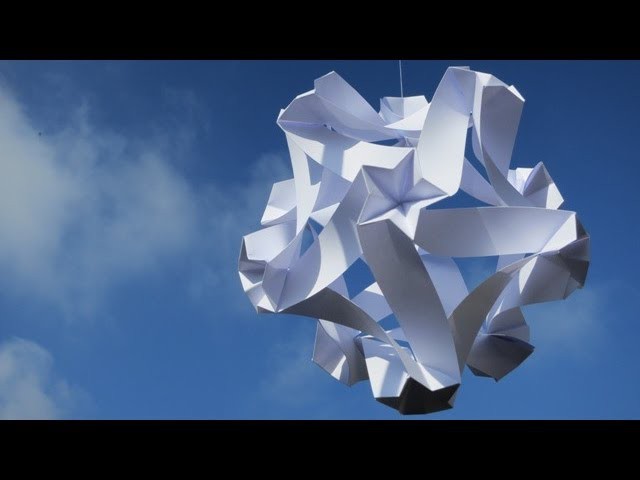 Origami - modular - kusudama - celes 60 - tutorial - dutchpapergirl