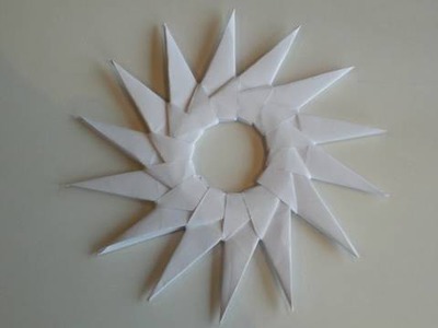 Origami: Spitzer Stern