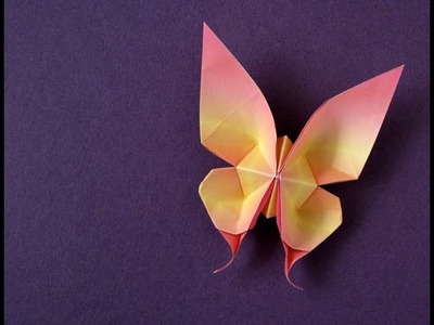 Origami Swallowtail Butterfly -tutorial