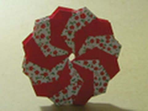 Origami Tutorial: Eifel-Stern (Hans-Werner Guth)