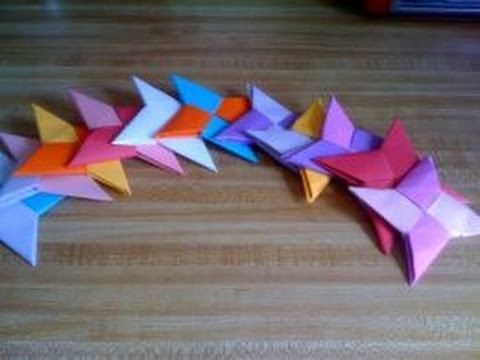 Paper Crafts: How to Make a Paper Shuriken (Ninja Throwing Star) [Part 1.2]