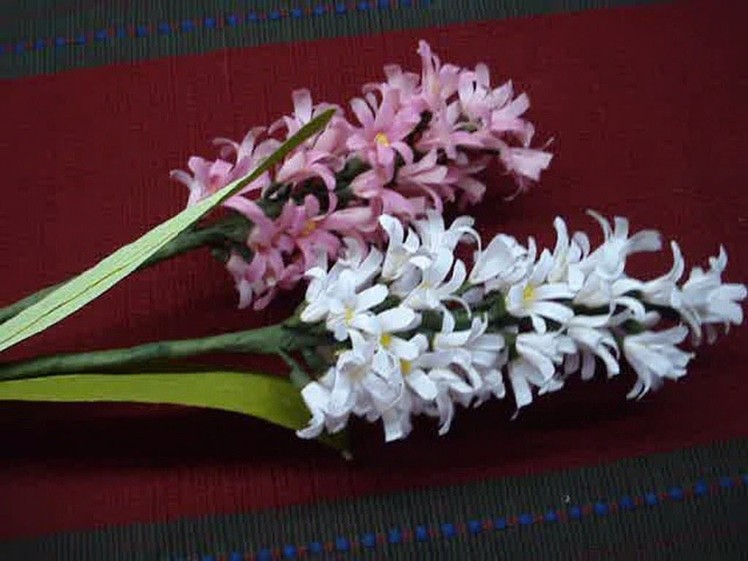 Paper flower hyacinth