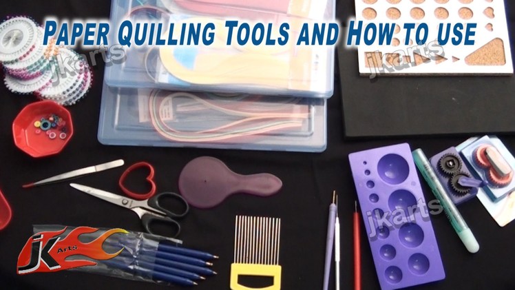 Paper Quilling Tools and How to use Quilling Tools -  JK Arts 212