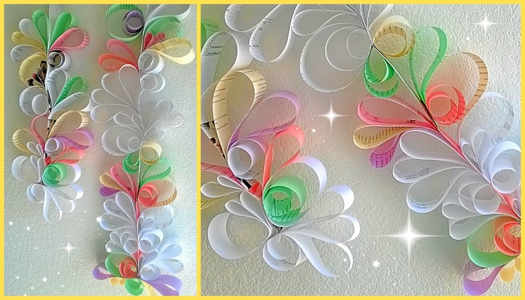 *Paper Swirls Room Decoration DIY*