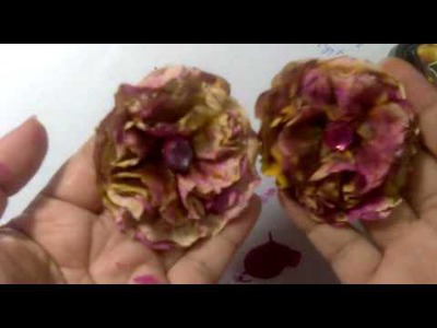 Paperbag flowers tutorial
