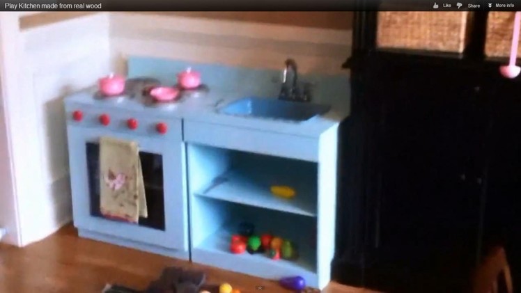 Play Kitchen made from real wood.built to last. Step by step.