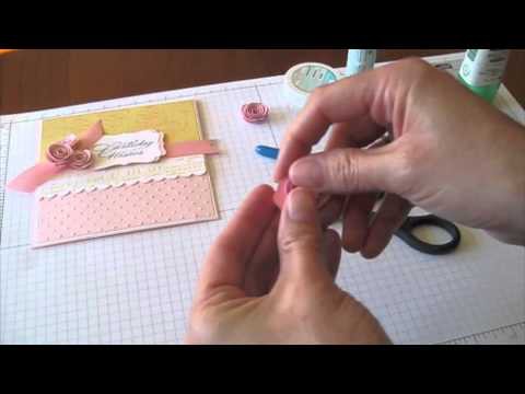 Quilled Flowers for Cards and Paper Crafts