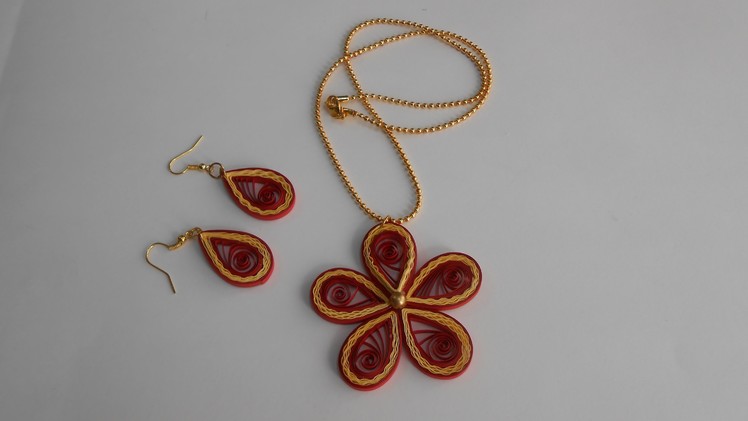 Quilling Crimped Multilayer Jewelry Set - Tutorial