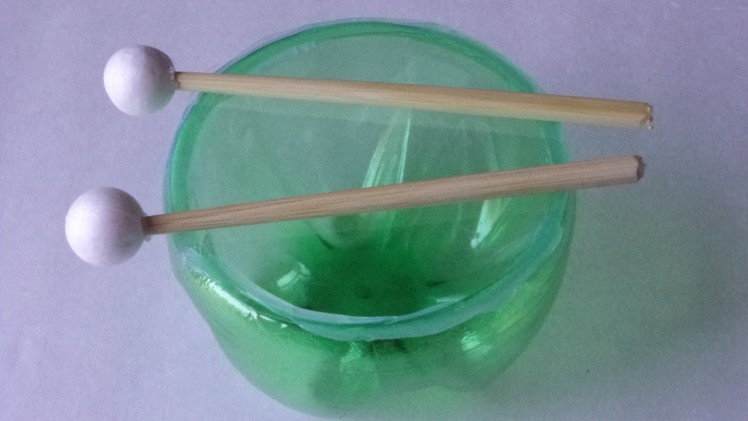 Recycling Activities for Kids: Timpani Drum-Easy Plastic Bottles Crafts