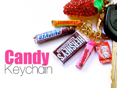 Scented Candy Bar Key Chain Charms - Polymer Clay Food Jewelry Tutorial
