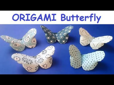 Super Simple ORIGAMI vs KIRIGAMI Butterfly