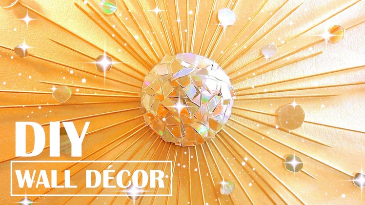 Turn Old CDs into Wall Decor | DIY Tumblr Room Decor | DIY Wall Decor | DIY Vintage Room Decor
