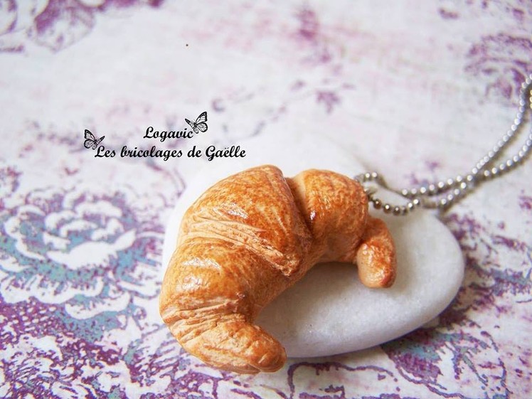 Tuto Fimo Le croissant - Polymer tutorial: French croissant