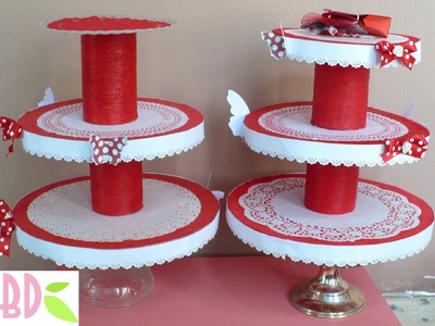 Tutorial: Porta Cupcakes! - DIY Cupcakes stand!