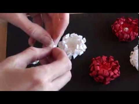 Wild Orchid Crafts - paper flower tutorial and simple Christmas cards.