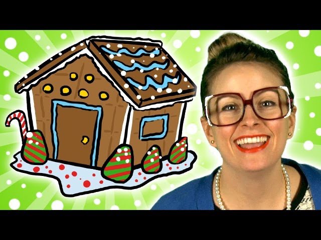 Winter Crafts! How to Make a Gingerbread House - Arts & Crafts (Cool School)