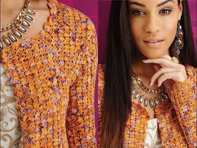#12 Lacy Jacket, Vogue Knitting Crochet 2014