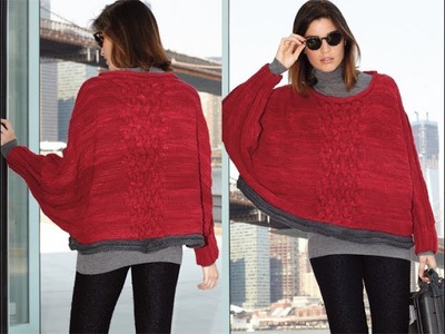 #16 Cable Panel Poncho, Vogue Knitting Holiday 2012