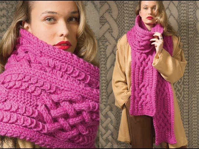 #18 Oversized Scarf, Vogue Knitting Fall 2012