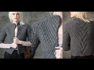 #2 Cropped Jacket, Vogue Knitting Early Fall 2010