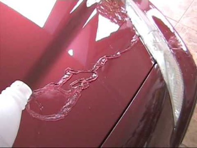 Auto Detailing: Hydrophobic effect. Water Beading. Water Sheeting