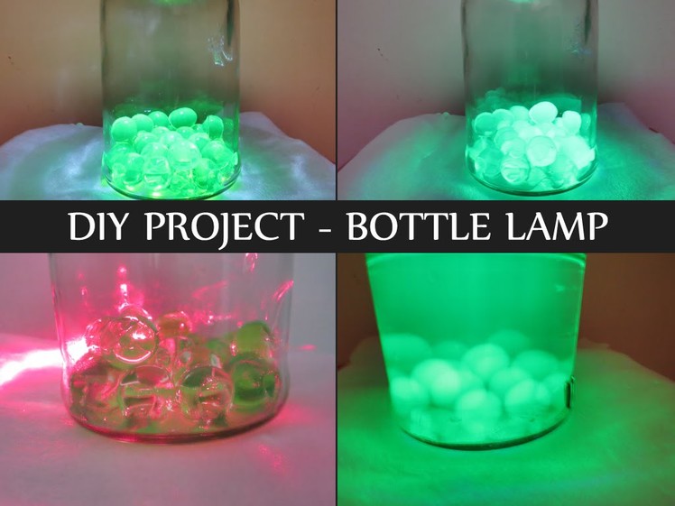 Bottle Lamp - DIY Room Decor Bottle Lamp Ideas - How to Make Bottle Lamp at home, Make Lava Lamp