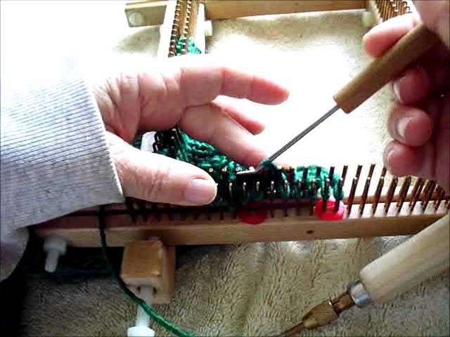 Braided cable on a small gauge KISS loom