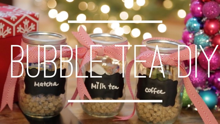 Bubble Tea DIY Gift Idea + Boba Kit GIVEAWAY! (Closed)