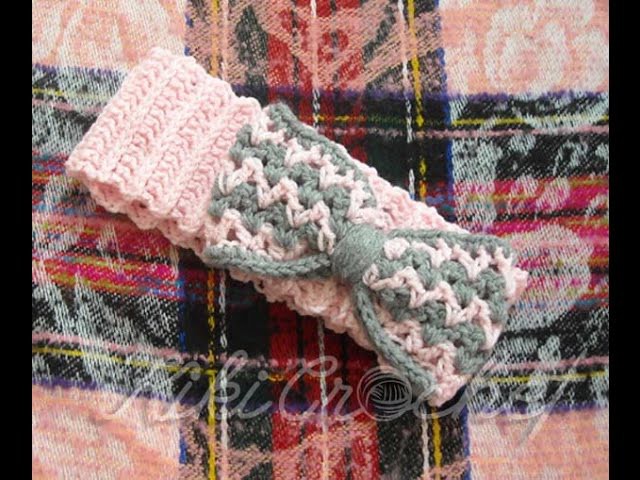 Πλεκτη Κορδελα. Crochet Headband Tutorial
