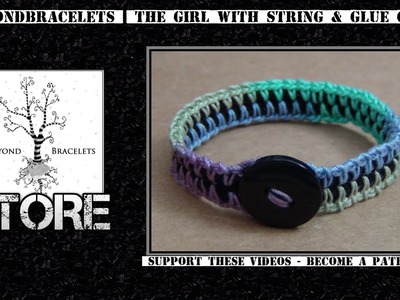 Φ Crochet Spine Bracelet (Single Crochet + Chain)