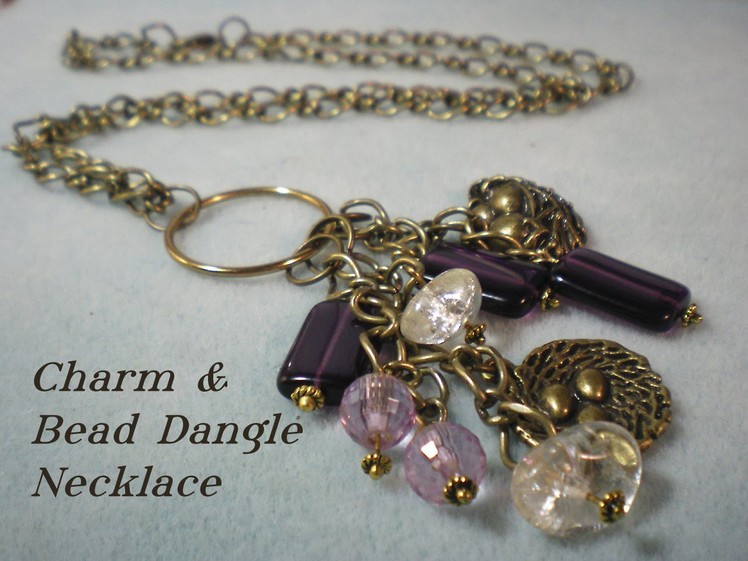 Charm and Bead Dangle Necklace Video Tutorial