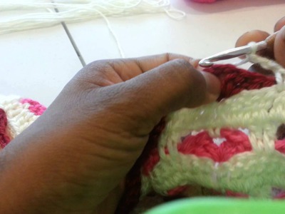 Cobija para niña tejida a crochet