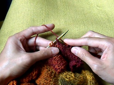 Continental knitting : forward et backward