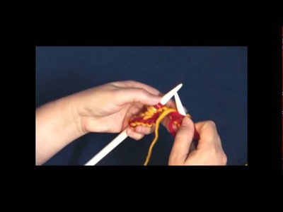 Corrugated Ribbing - American or English Style Knitting