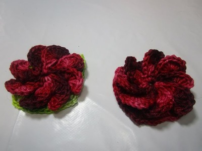 Croche Flor Margaridinha receita  passo a passo pap como fazer crochet ganchillo flowers curt