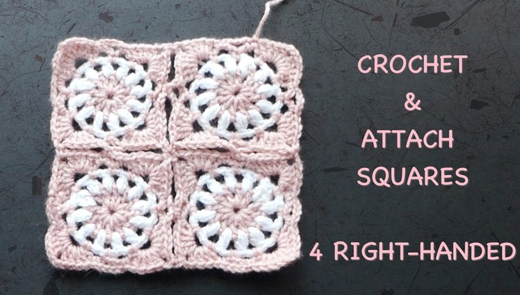CROCHET ALONG - Square Motifs 4 Baby Vest - Part 1.2 (4 Right-Handed)