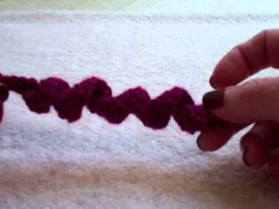 Crochet Corkscrew Fringe