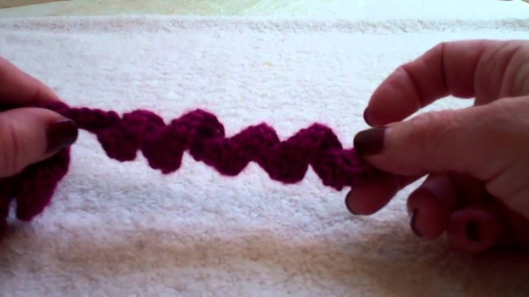 Crochet Corkscrew Fringe