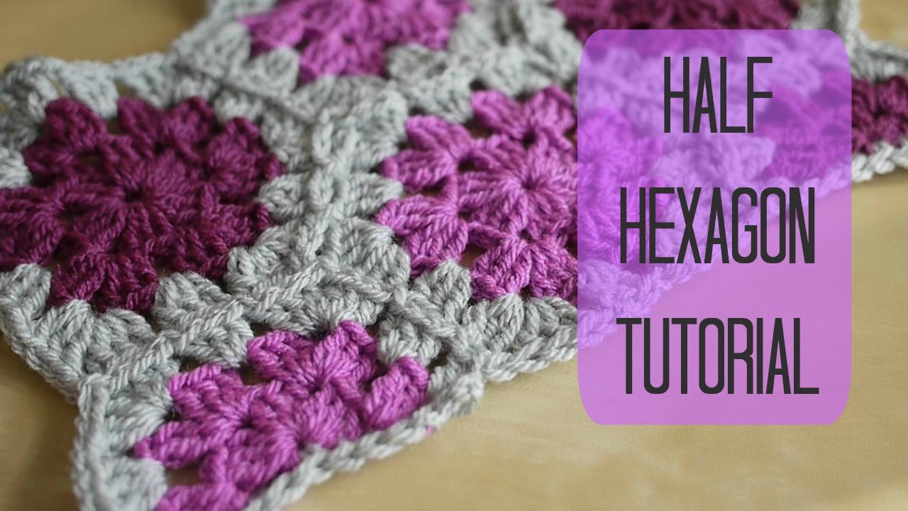 CROCHET Half hexagon tutorial, Bella Coco