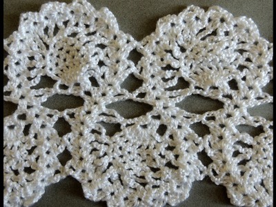 Crochet : Punto Entrelazado # 7.  Parte 1 de 2