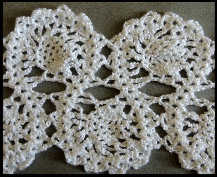 Crochet : Punto Entrelazado # 7.  Parte 1 de 2