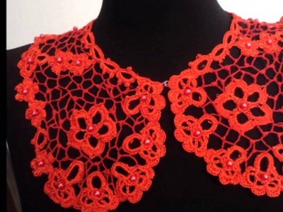 Cuellos decorativos  tejidos a crochet