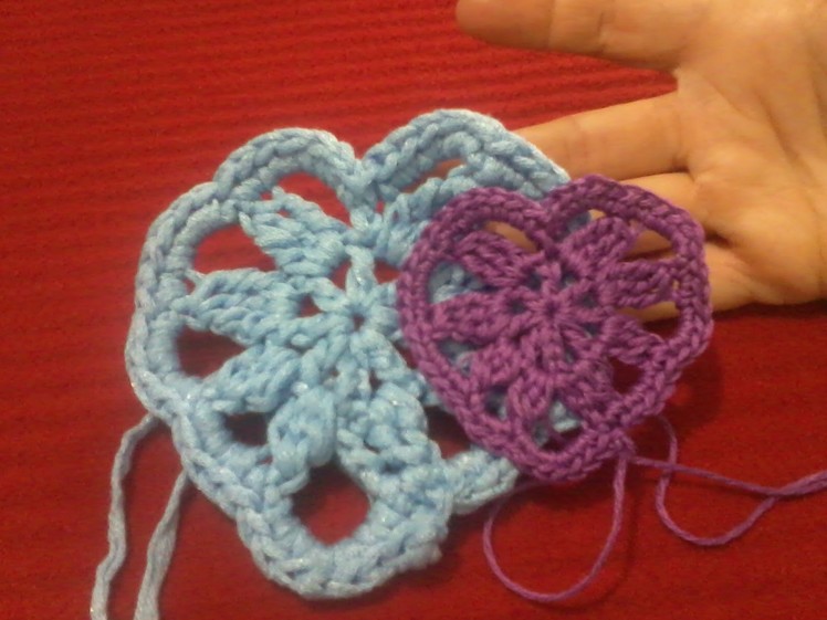Cuore all'uncinetto con schema | Crochet heart tutorial with chart