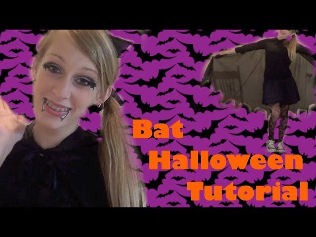 DIY Bat Costume, Makeup, and Hair! Halloween 2013