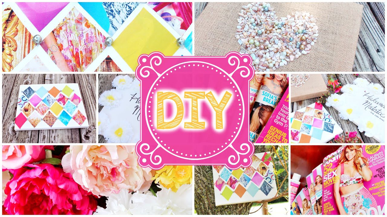 DIY Cute & Cheap Room Decor, NabelaNoor