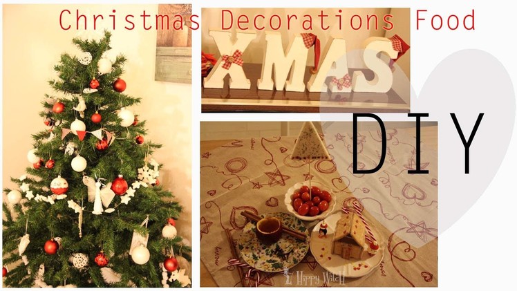 DIY:Decoriamo il nostro menu di Natale- Christmas Decorations Food -