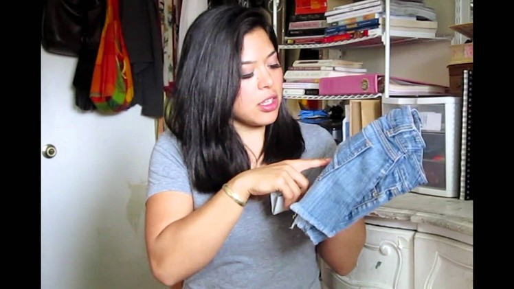 DIY: Distressed Jeans